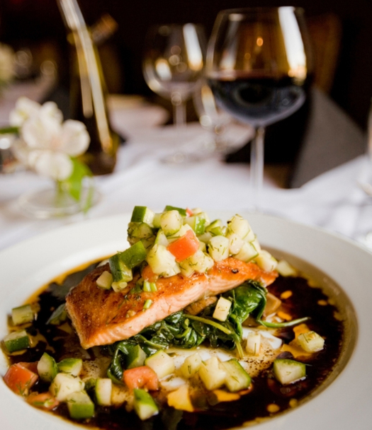 Plate with delicacie.